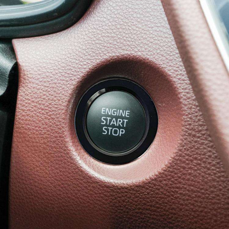For Toyota Corolla Cross / Yaris Car One-key Start Engine Key Ignition Switch Decorative Ring Cov...