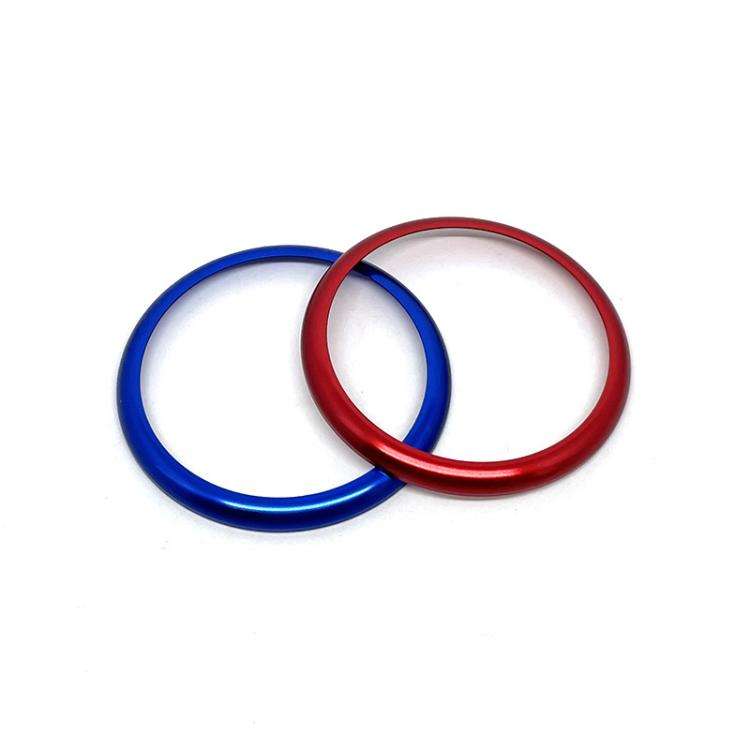 For BMW 2 / 3 / 4 / 5 / 6 / 7 Series Car Multimedia Knob Decorative Ring Cover(Blue)