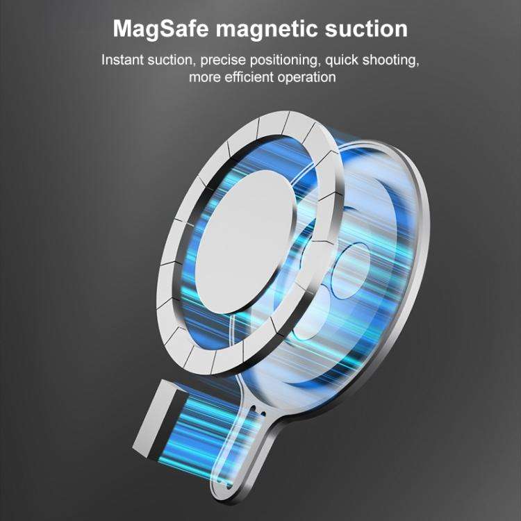 Magnetic MagSafe Adapter Phone Holder For DJI Osmo Mobile 6 / 7 / 7P(Silver)