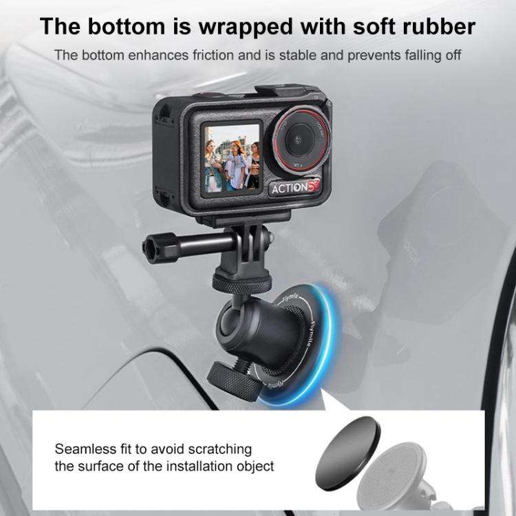 Strong Magnetic Round Base Aluminum Alloy Desktop Base