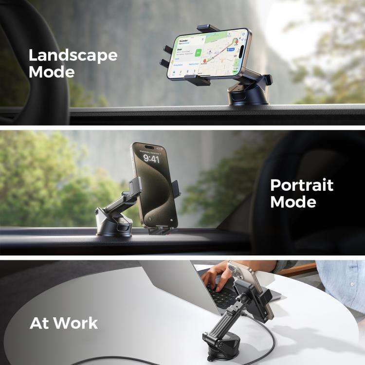 JOYROOM JR-ZS241S 15W Car Wireless Charging Holder(Black)