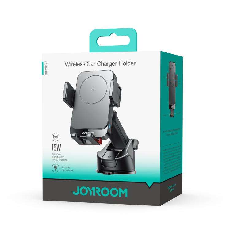 JOYROOM JR-ZS241S 15W Car Wireless Charging Holder(Black)