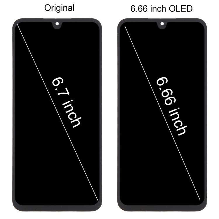 For Samsung Galaxy A16 5G SM-A166B 6.66 inch OLED LCD Screen With Digitizer Full Assembly