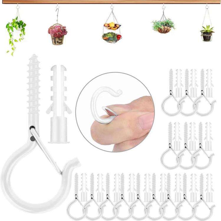 Metal Sheep Eye Spring Hook, Specification:Black M5