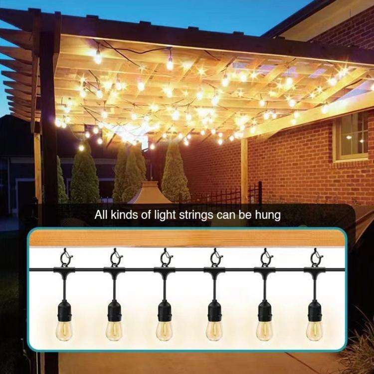 Metal Sheep Eye Spring Hook, Specification:One Box 20pcs Black M5
