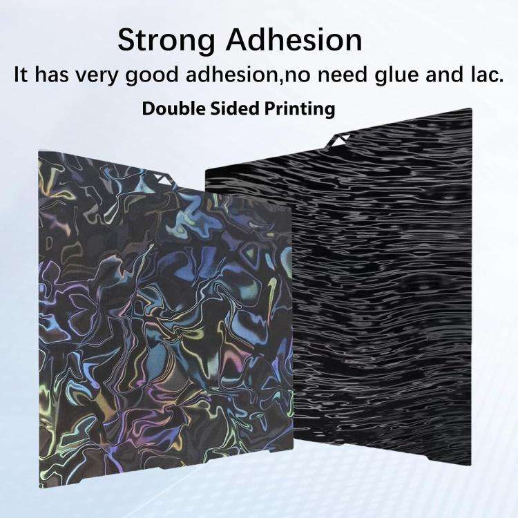 3D Printer Build Plate Spring Steel Sheet For ANYCUBIC 268x256mm, Style:Satin + Water Ripple PRN ...