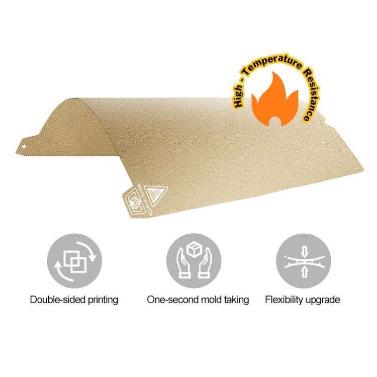 3D Printer Build Plate Spring Steel Sheet For Creality 235x235mm, Style:PEI Double-sided Coating
