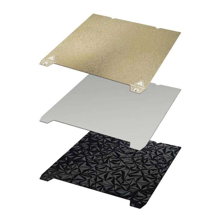 3D Printer Build Plate Spring Steel Sheet For Creality 235x235mm, Style:PEI Coating + PEO Film
