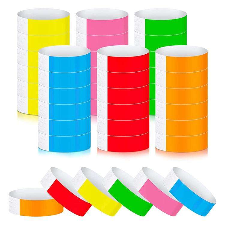 600pcs Disposable Waterproof Colored Bracelet(Type A)