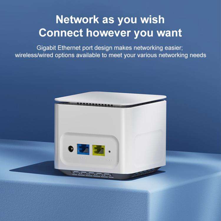 COMFAST CF-WR653AX 1500Mbps 2.4GHz / 5.8GHz Dual-Band Gigabit WiFi 6 Mesh Router, Plug:AU Plug