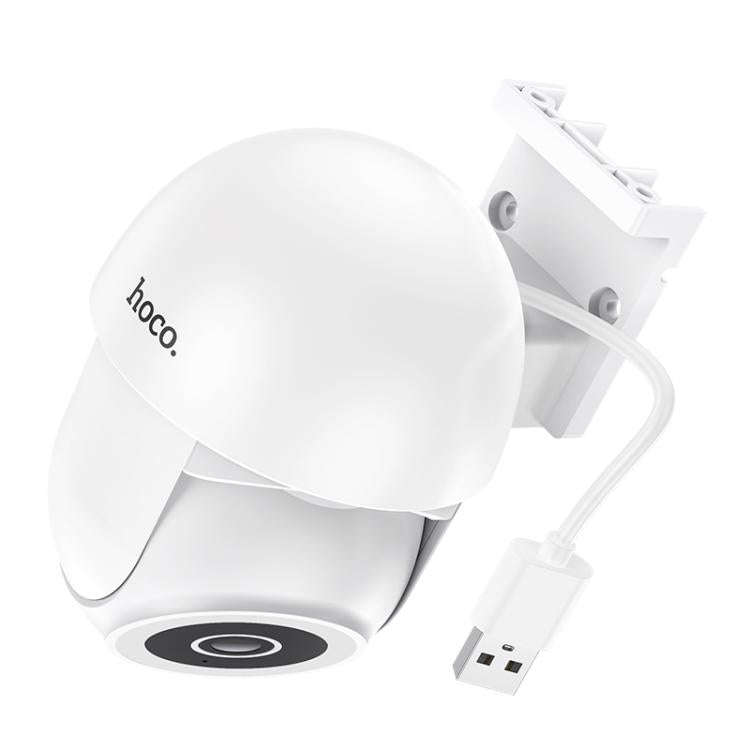 hoco D2 3MP 2.4G WiFi IP65 Outdoor PTZ HD Camera(UK Plug)