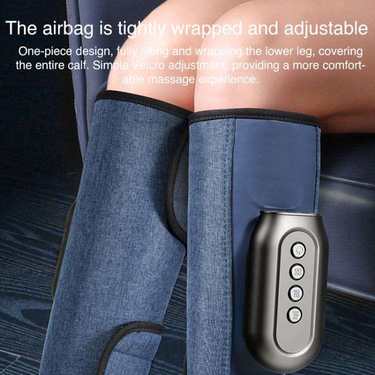 WG-JB-701 Home Portable Airbag Heating Leg Massager, Style:Remote Control Version Single