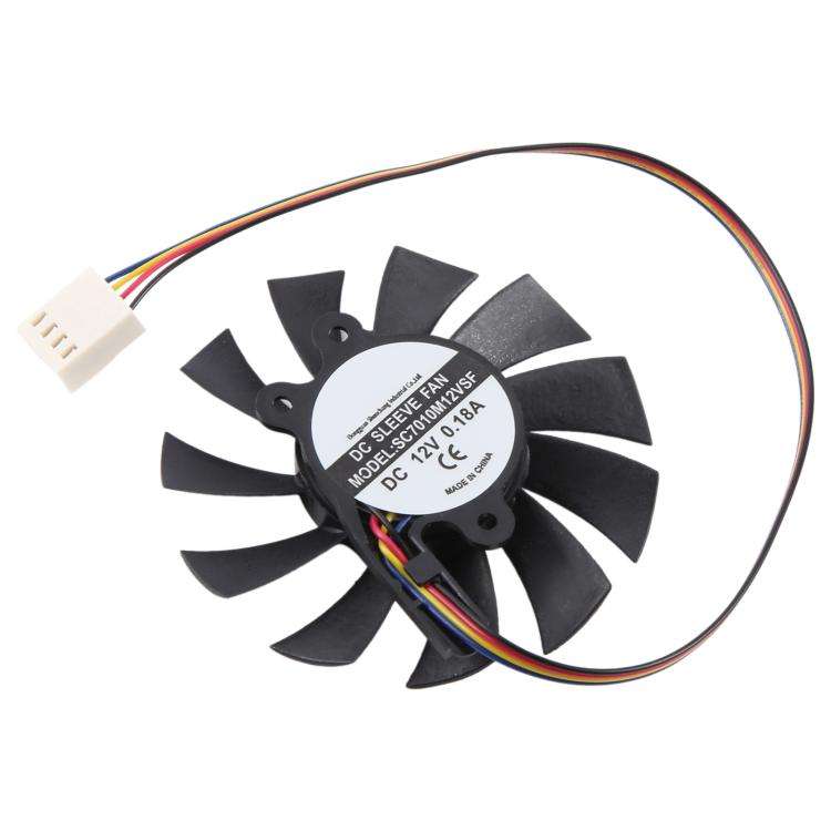 For SEEWO SC7010M12VSF DC12V 0.18A 4Pin Cooling Fan
