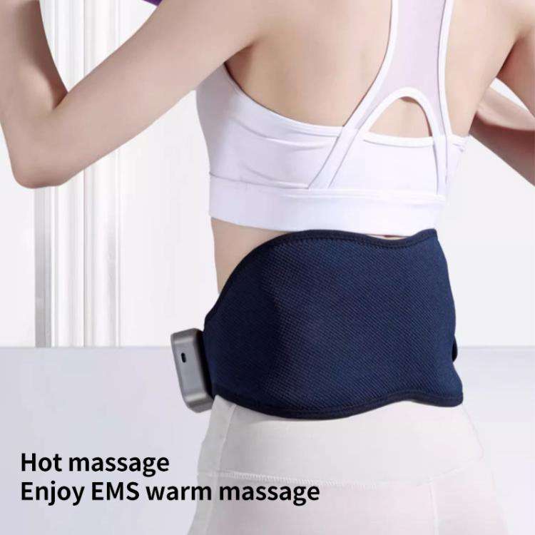 WG-HG-16008 Hot Compress Massage Waist Massager Period Pain Relieve Massager(Navy Blue)