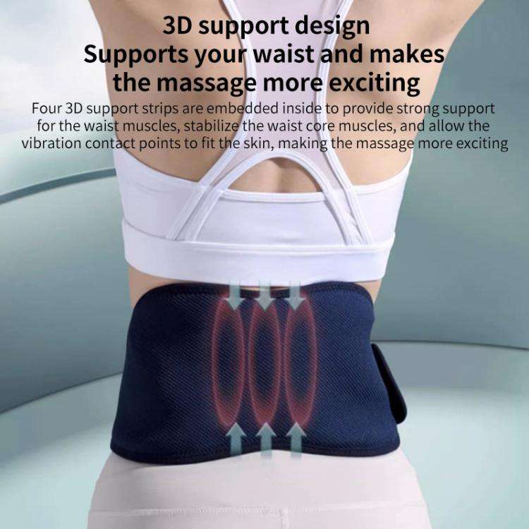 WG-HG-16008 Hot Compress Massage Waist Massager Period Pain Relieve Massager(Navy Blue)