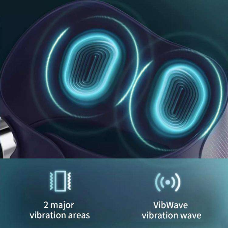WG-HG-16008 Hot Compress Massage Waist Massager Period Pain Relieve Massager(Navy Blue)