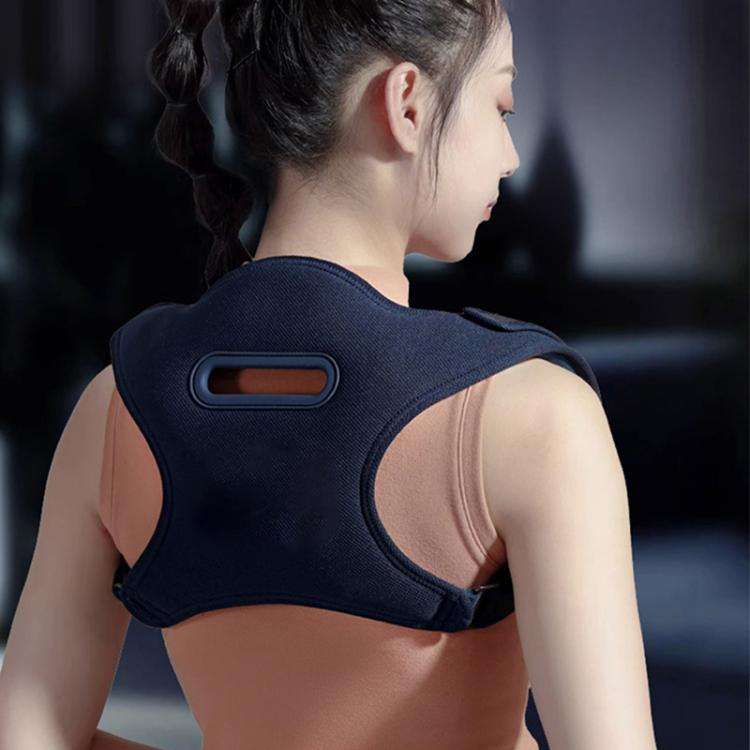 WG-HC-56001 Electric Shoulder Neck Massage Belt Back Correction Belt(Navy Blue)
