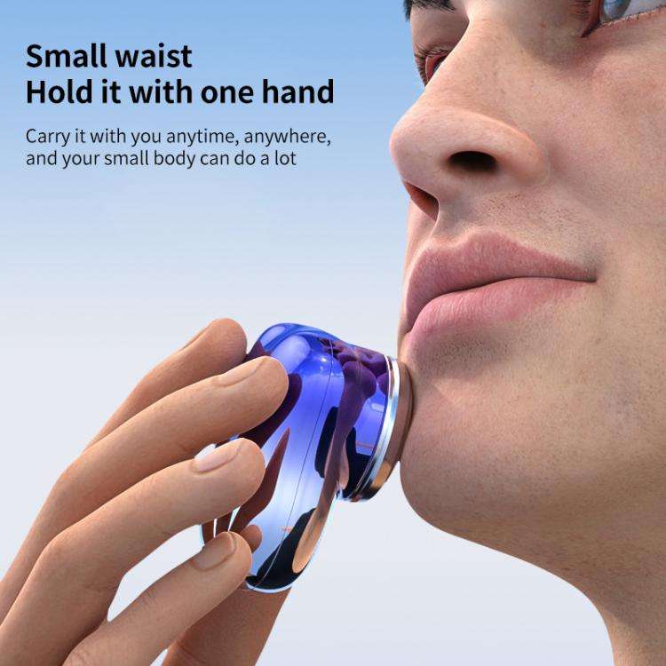 WG-P10X Portable Rechargeable LED Digital Display Electric Shaver(Silver)