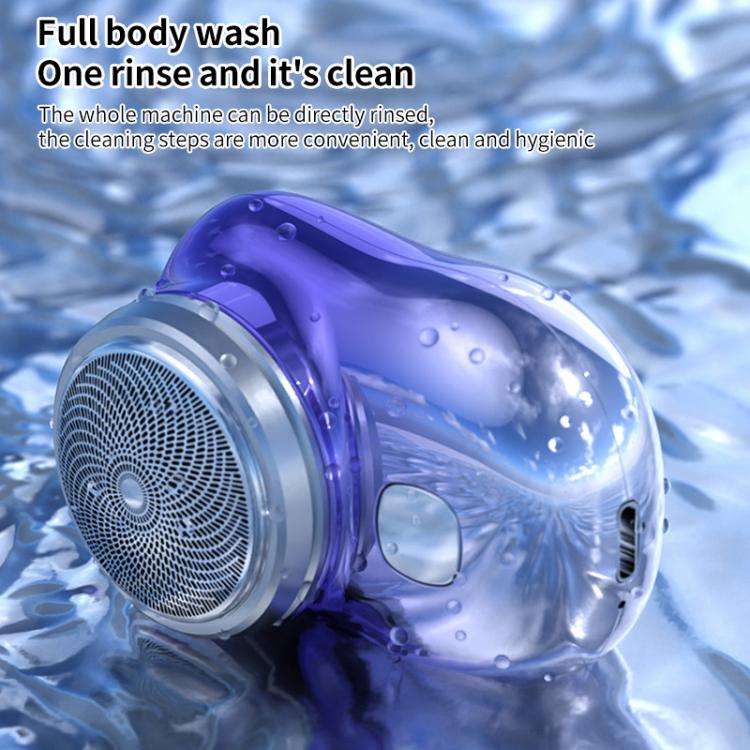 WG-P10X Portable Rechargeable LED Digital Display Electric Shaver(Silver)