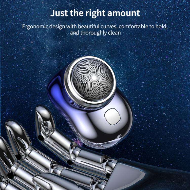 WG-P10X Portable Rechargeable LED Digital Display Electric Shaver(Silver)