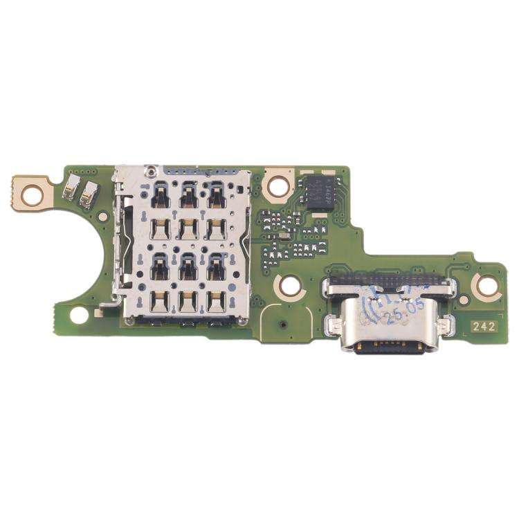 For vivo Y300 5G V2435 Charging Port Board With SIM Card Holder Socket, Not Supporting Fast Charging