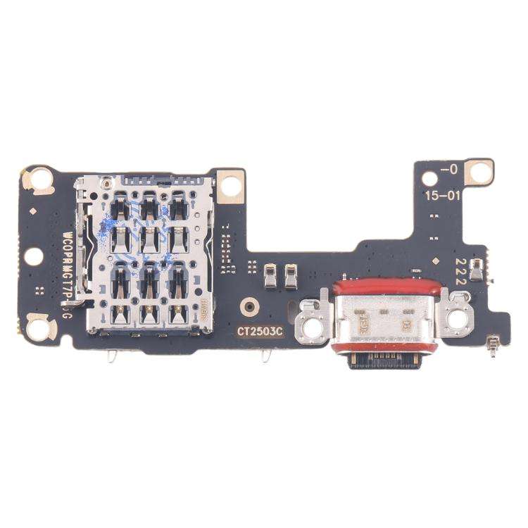 For Realme GT7 Pro Racing Charging Port Board With SIM Card Holder Socket, Not Supporting Fast Ch...