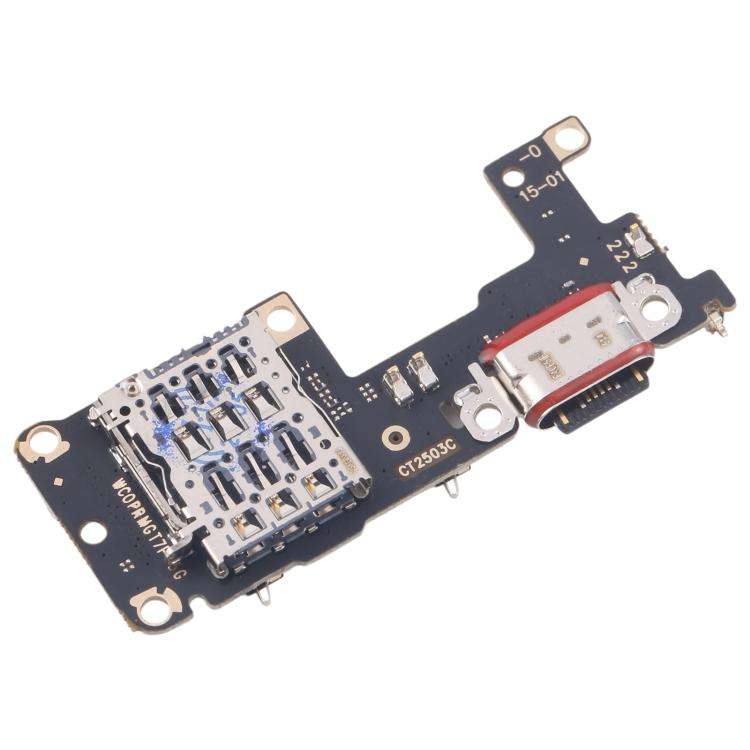 For Realme GT7 Pro Racing Charging Port Board With SIM Card Holder Socket, Not Supporting Fast Ch...