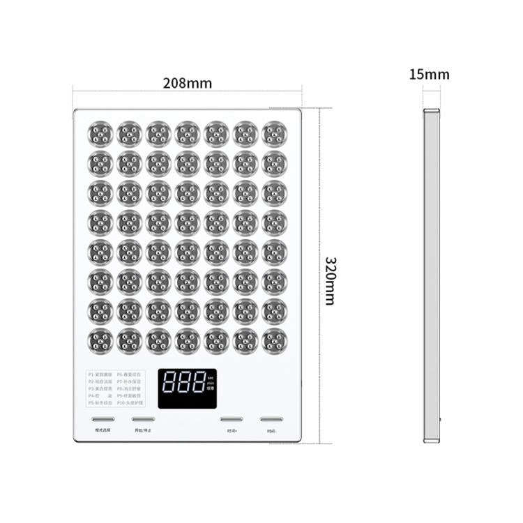 WG-YM-8005 280 LED Lamp Beads Beauty Device Photon Rejuvenation Instrument, EU Plug(White)