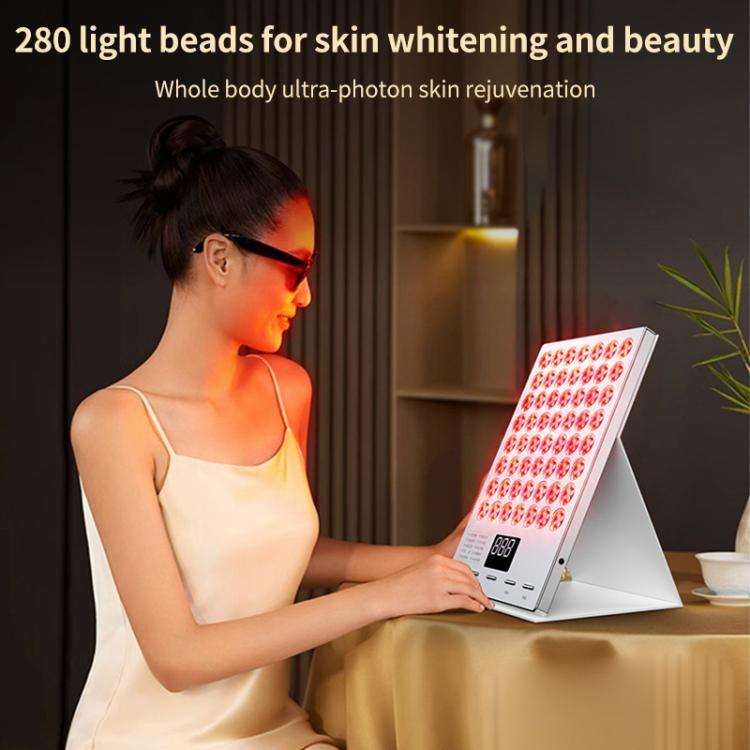 WG-YM-8005 280 LED Lamp Beads Beauty Device Photon Rejuvenation Instrument, EU Plug(White)