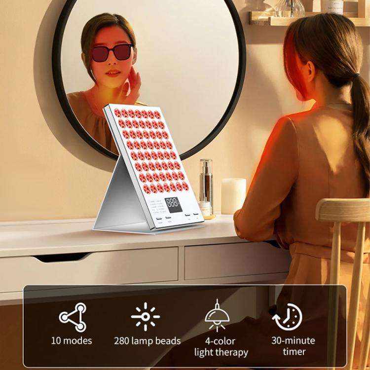 WG-YM-8005 280 LED Lamp Beads Beauty Device Photon Rejuvenation Instrument, EU Plug(White)
