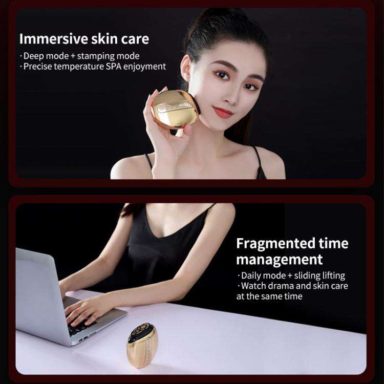 WG-CY00-7 12-pole Large Iron Style RF Skin Rejuvenation Beauty Instrument(Gold)