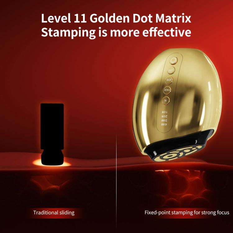 WG-CY00-7 12-pole Large Iron Style RF Skin Rejuvenation Beauty Instrument(Gold)