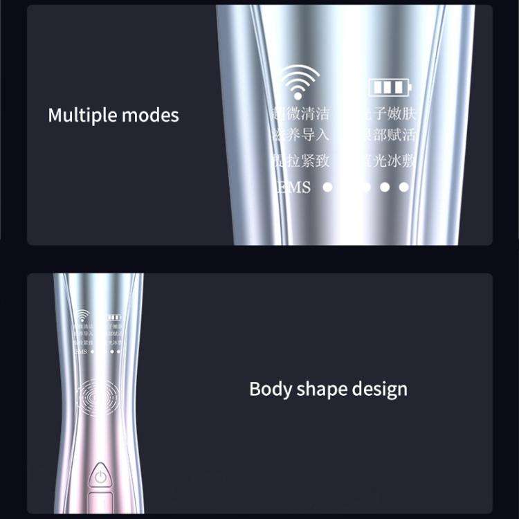 WG-XYX-018 Colorful RF Beauty Instrument Face Neck Lifting Essence Introducer(Gradient Color)