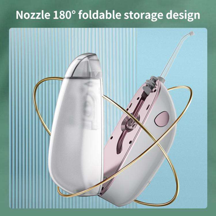 FY-B301 Portable Folding Smart Water Flosser, 120ml Water Tank(Black)