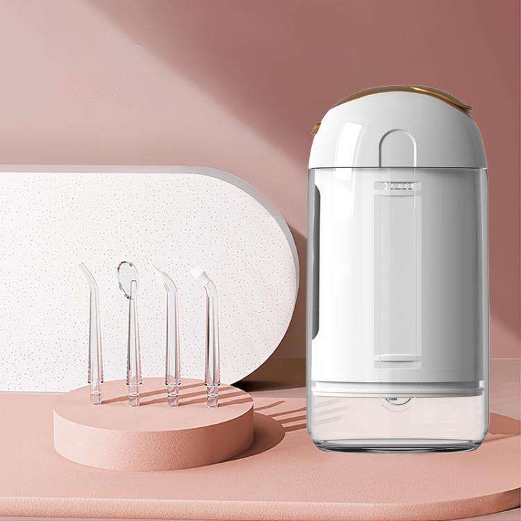 FY-B302 Smart Oral Teeth Irrigator Portable Retractable Electric Water Flosser, 200ml Water Tank(...
