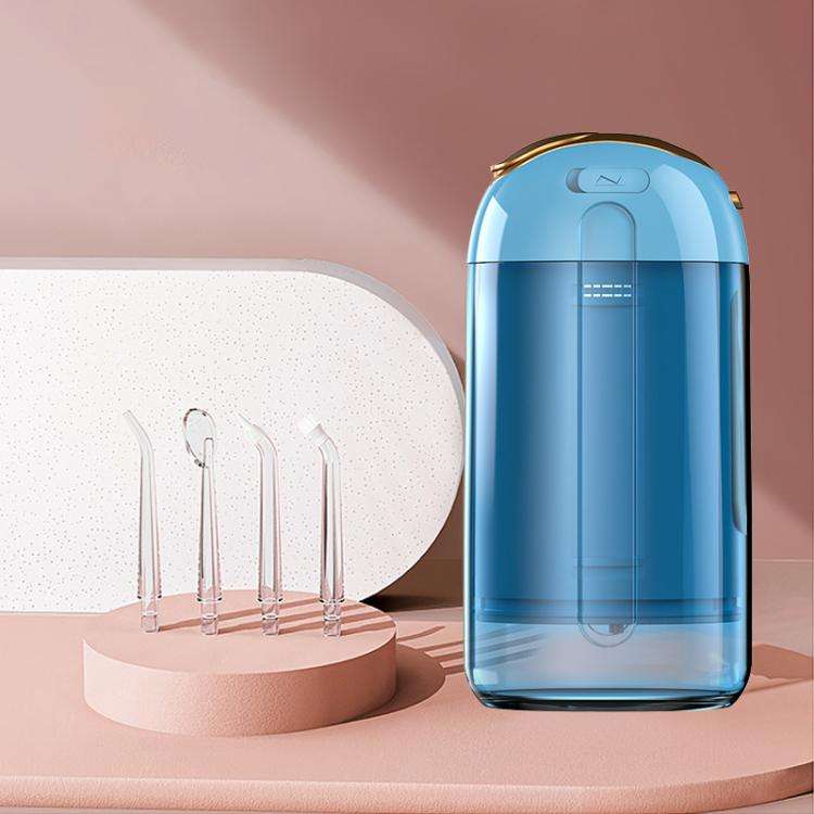 FY-B302 Smart Oral Teeth Irrigator Portable Retractable Electric Water Flosser, 200ml Water Tank(...