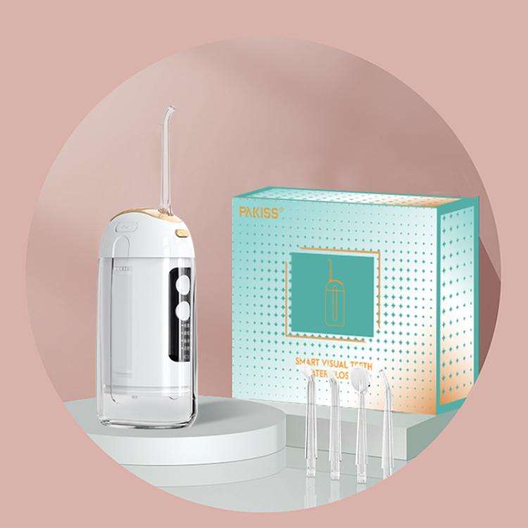 FY-B302 Smart Oral Teeth Irrigator Portable Retractable Electric Water Flosser, 200ml Water Tank(...