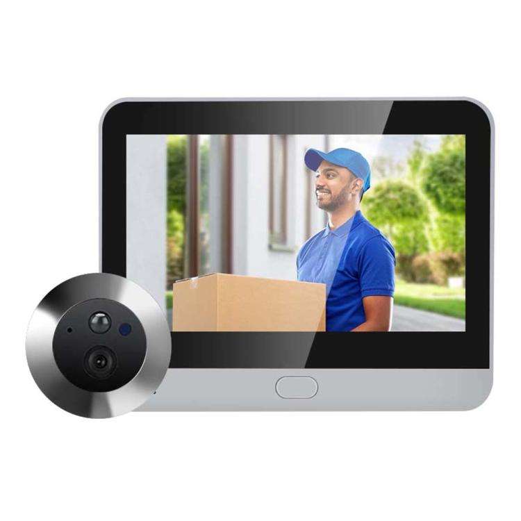 ESCAM C88 4.3 inch 1080P PIR Digital Door Viewer WiFi Video Doorbell Support Night Vision, Two-wa...