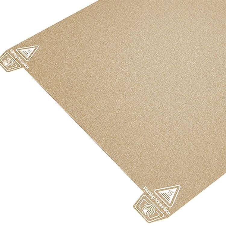 3D Printer Build Plate Spring Steel Sheet For Creality K2 Plus, Style:Gold / Double-sided PEI Coa...