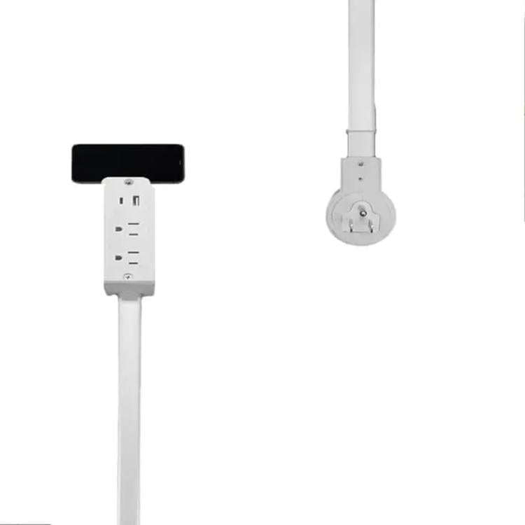 US Plug Power Outlet Extender Power Socket Extension Tool With USB / Type-C Fast Charging(White)