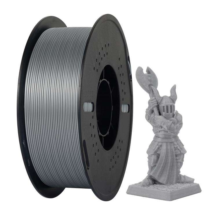 PETG Filament Spool 1.75mm / 1kg for 3D Printer(Metallic Silver)