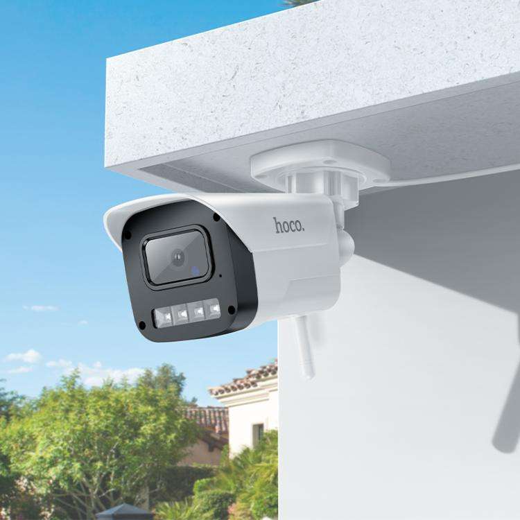 hoco D4 2MP 2.4G WiFi IP65 Outdoor HD Bullet Camera(EU Plug)