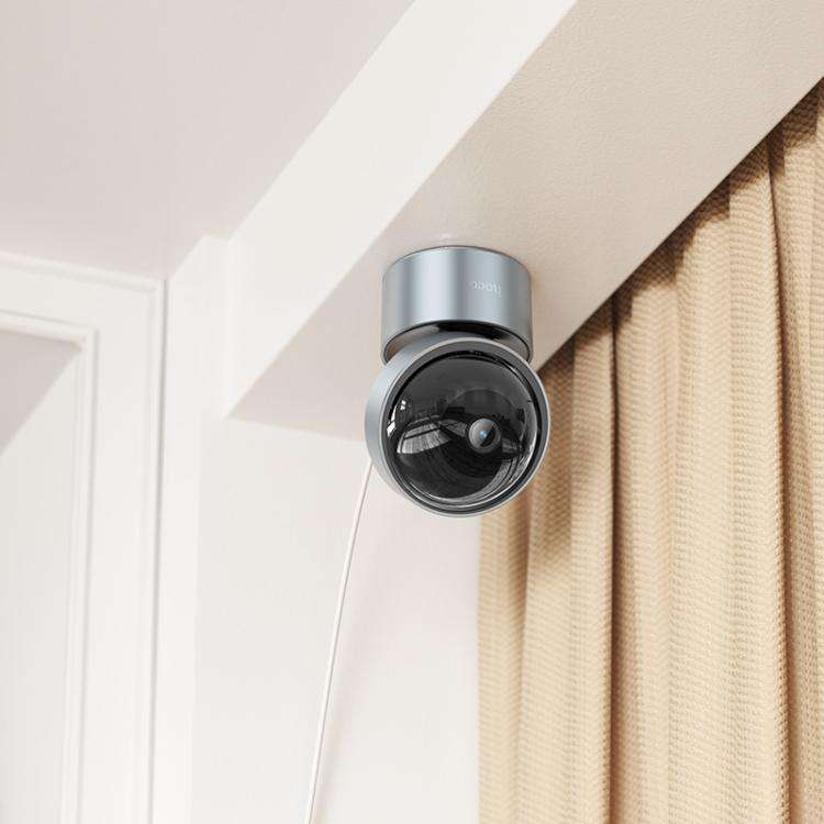 hoco D5 3MP 2.4G WiFi IP54 Indoor PTZ HD Camera(US Plug)