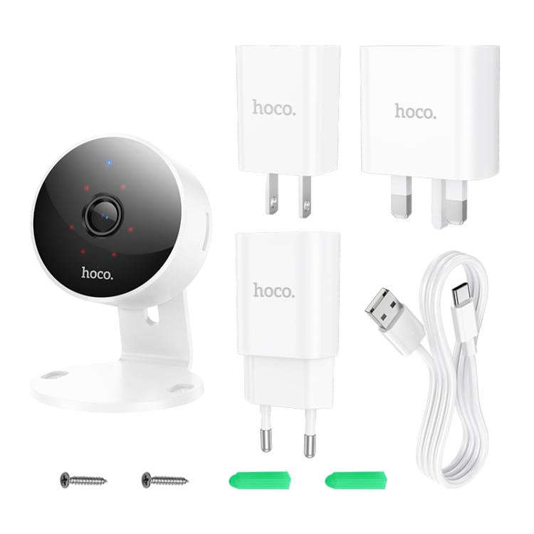 hoco D7 4MP 2.4G WiFi IP54 Indoor Card HD Camera(EU Plug)