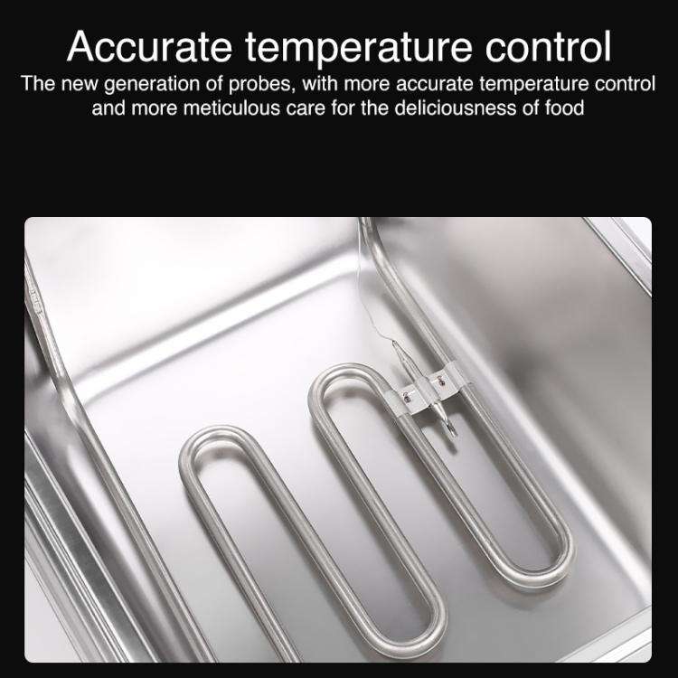 Multifunctional Commercial Stainless Steel Thick Electric Fryer Electric Boiler, Fryer Machine He...