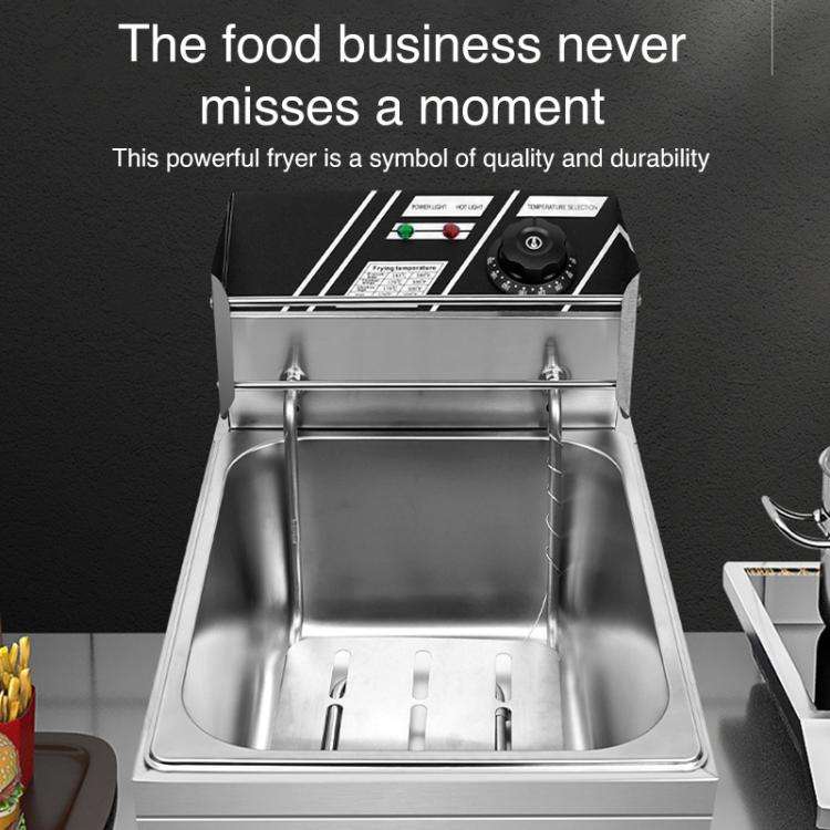 Multifunctional Commercial Stainless Steel Thick Electric Fryer Electric Boiler, Single Cylinder ...