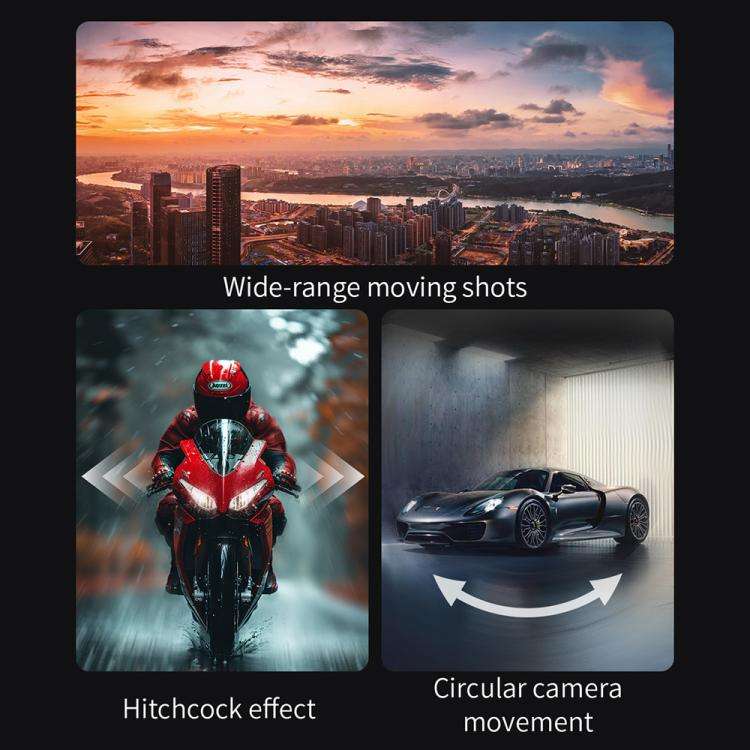FUNSNAP CM8 Smartphone Stabilizer Foldable 3-axis Anti-shake Vlog Shooting Gimbal, Basic Version(...