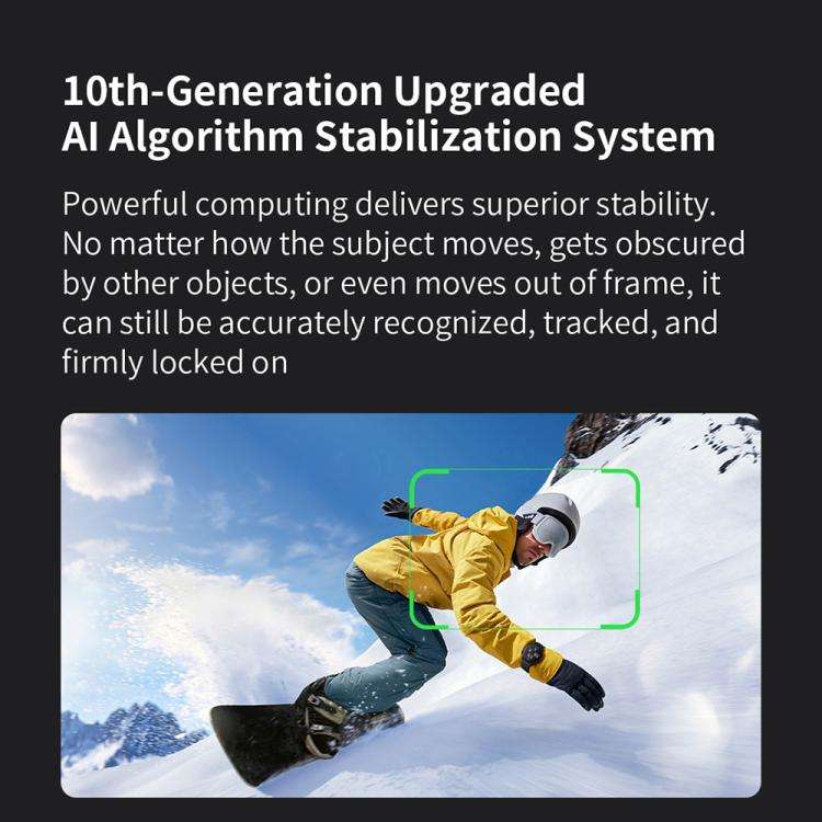 FUNSNAP CM8 Smartphone Stabilizer Foldable 3-axis Anti-shake Vlog Shooting Gimbal, Basic Version(...