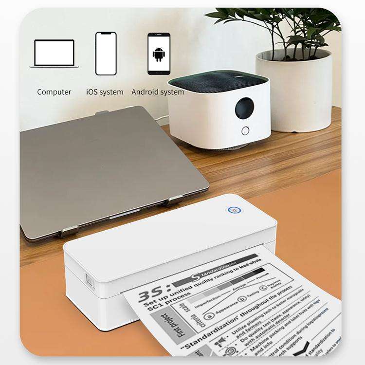 A401 Portable A4 Thermal Printer Educational Tattoo Printer(Black)
