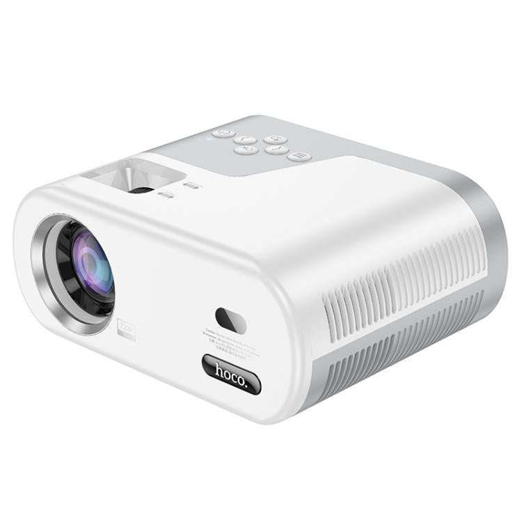 hoco DT2 1280x720P 140ANSI Smart WiFi Bluetooth Projector Android Version, EU Plug(White)